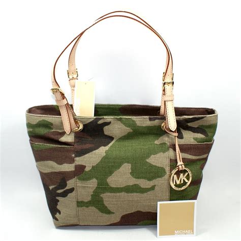 michael kors camo purse ebay|Michael Kors tote on sale.